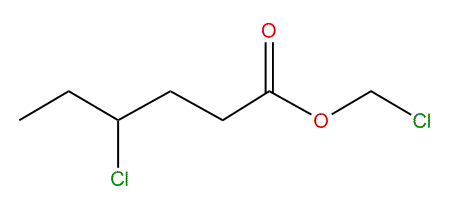 Chloromethyl 4-chlorohexanoate